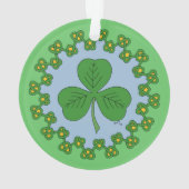 Shamrock en Knotwork Ornament (achterkant)
