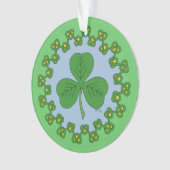 Shamrock en Knotwork Ornament (voorkant)