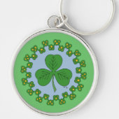Shamrock en Knotwork Sleutelhanger (Voorkant)