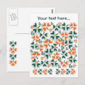 Shamrock en meer briefkaart (Voorkant / Achterkant)