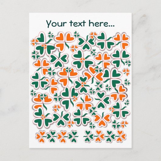 Shamrock en meer briefkaart (Voorkant)
