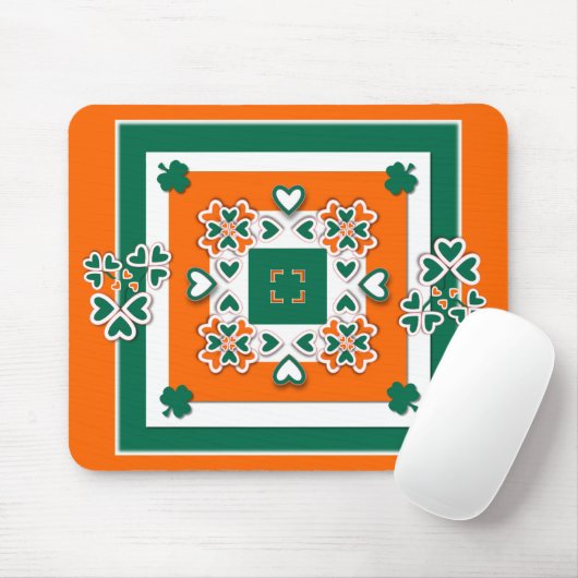 Shamrock en meer muismat (Met muis)