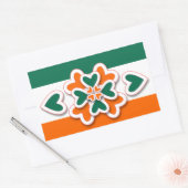 Shamrock en meer rechthoekige sticker (Envelop)