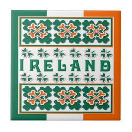 Shamrock en meer tegeltje