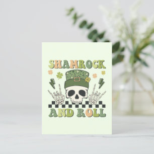 Shamrock en Roll Briefkaart