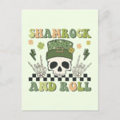 Shamrock en Roll Briefkaart (Voorkant)