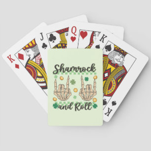 Shamrock en Roll Hand Pokerkaarten