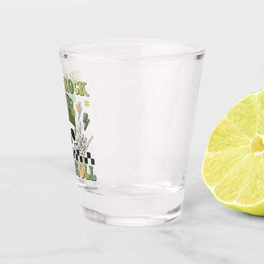 Shamrock en Roll Shot Glas (Rechts)