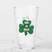 SHAMROCK ERIN GAAT BRAGH! GLAS (Achterkant)