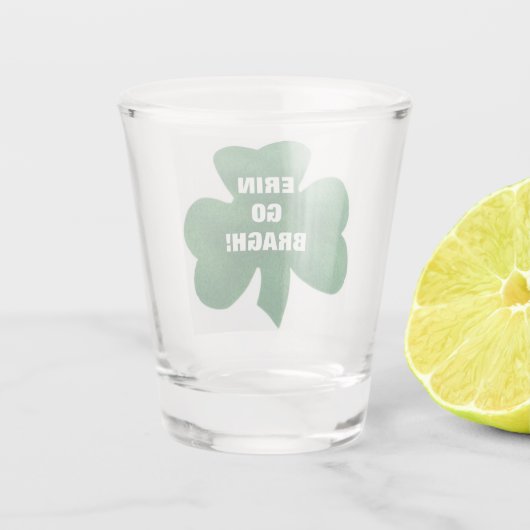 SHAMROCK ERIN GAAT BRAGH! SHOT GLAS (Achterkant)