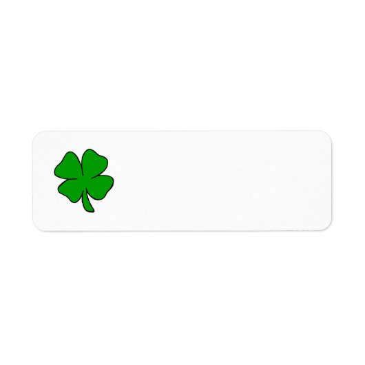Shamrock Etiket (Voorkant)