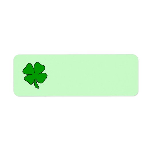 Shamrock Etiket (Voorkant)