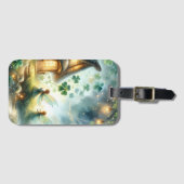 Shamrock Fairy Cottage Glow Bagagelabel (Voorkant (horizontaal))