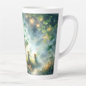 Shamrock Fairy Cottage Glow Latte Mok (Rechts)