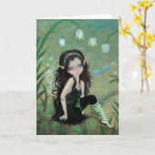 Shamrock feeëngroetkaart kaart (Gele Bloem)