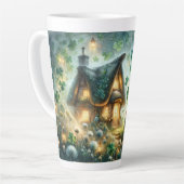 Shamrock Feeënhuis Gloed Latte Mok (Linkerhoek)