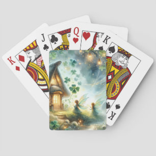 Shamrock Feeënhuis Gloed Pokerkaarten