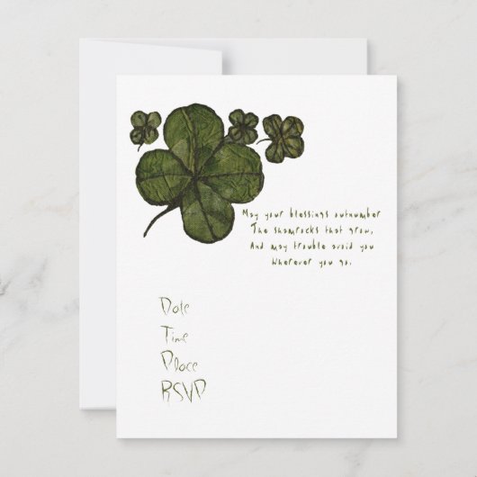 Shamrock Fields Kaart (Achterkant)