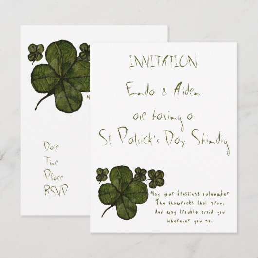Shamrock Fields Kaart (Voorkant / Achterkant)