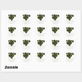 Shamrock Fields Ronde Sticker (Vel)