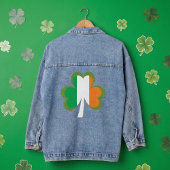 Shamrock Flag in Ierland Denim Jacket