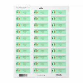 Shamrock Flag in Ierland Etiket (Full Sheet)