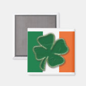 Shamrock Flag Magnet (Voorkant / Achterkant)