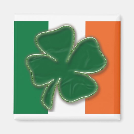 Shamrock Flag Magnet (Voorkant)