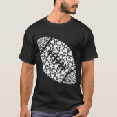 Shamrock Football Ball St Patrick's Day Irish Mann T-shirt (Voorkant)