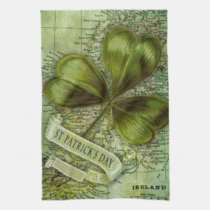 Shamrock for Ireland Theedoek