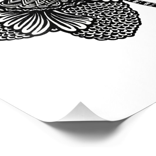 Shamrock Foto Afdruk (Hoek)