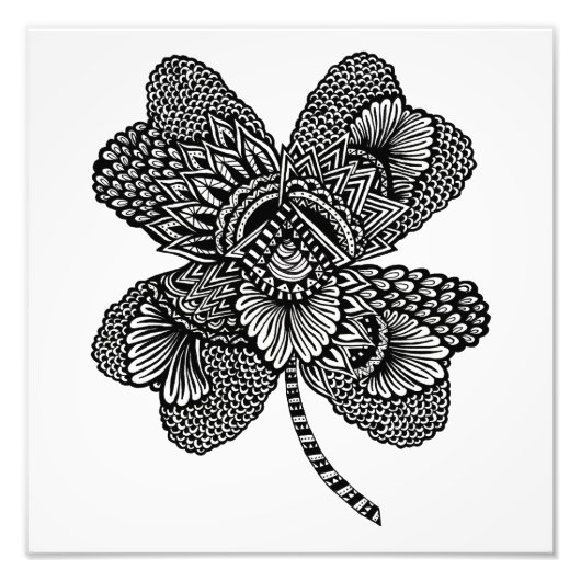 Shamrock Foto Afdruk (Voorkant)