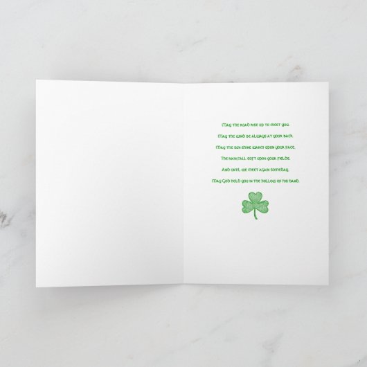 Shamrock-foto Kaart (Binnen)