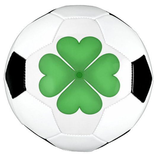 Shamrock Four leaf Clover Hearts Voetbal (Gedraaid)