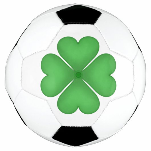 Shamrock Four leaf Clover Hearts Voetbal (Voorkant)