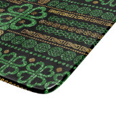 Shamrock four-leaf clover Ornament Snijplank (Hoek)