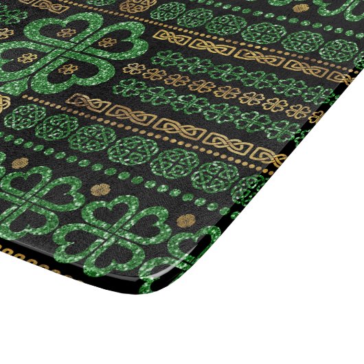 Shamrock four-leaf clover Ornament Snijplank (Hoek)