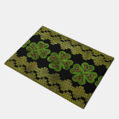 Shamrock four-leaf klaver met Triquetra Deurmat (Schuin)