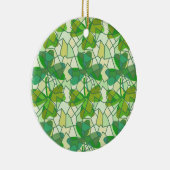 Shamrock Fragmenten Keramisch sierlijk Ornament (Rechts)