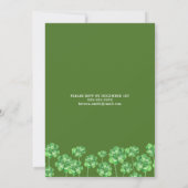 Shamrock Funeral | Herdenkingsfoto Kaart (Achterkant)