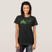 Shamrock Game Controller Video Gaming St Patrick's T-shirt (Voorkant volledig)
