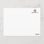 Shamrock Garland Briefkaart (Achterkant)