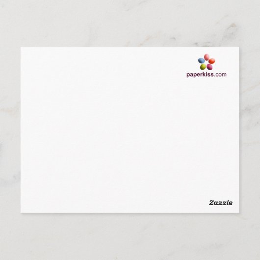 Shamrock Garland Briefkaart (Achterkant)