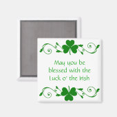 Shamrock Garland Magneet (Voorkant / Achterkant)