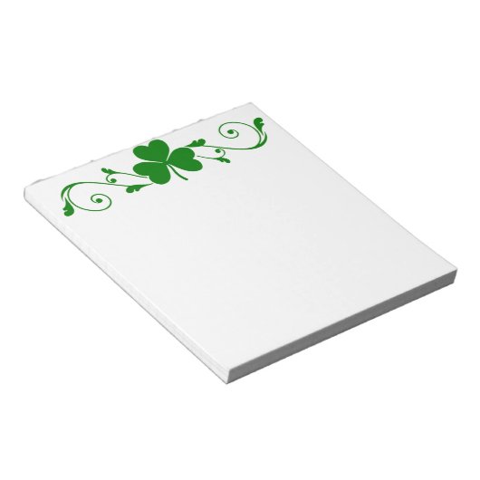 Shamrock Garland Notitieblok (Schuin)