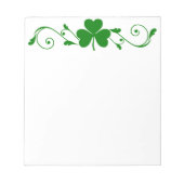 Shamrock Garland Notitieblok (Voorkant)