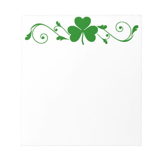 Shamrock Garland Notitieblok (Voorkant)