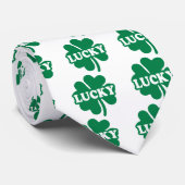 Shamrock geluk stropdas (Opgerold)