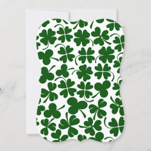 shamrock geluksklaver kaart