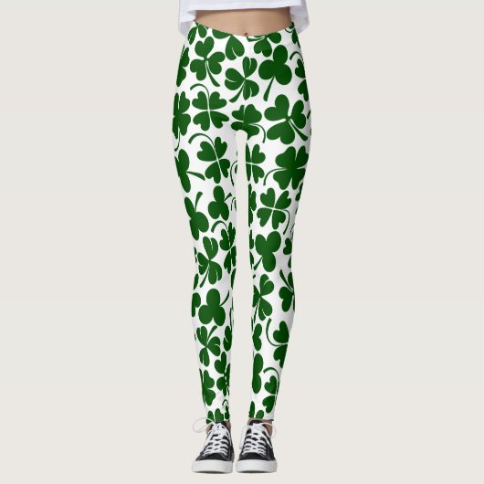 shamrock geluksklaver leggings (Voorkant)